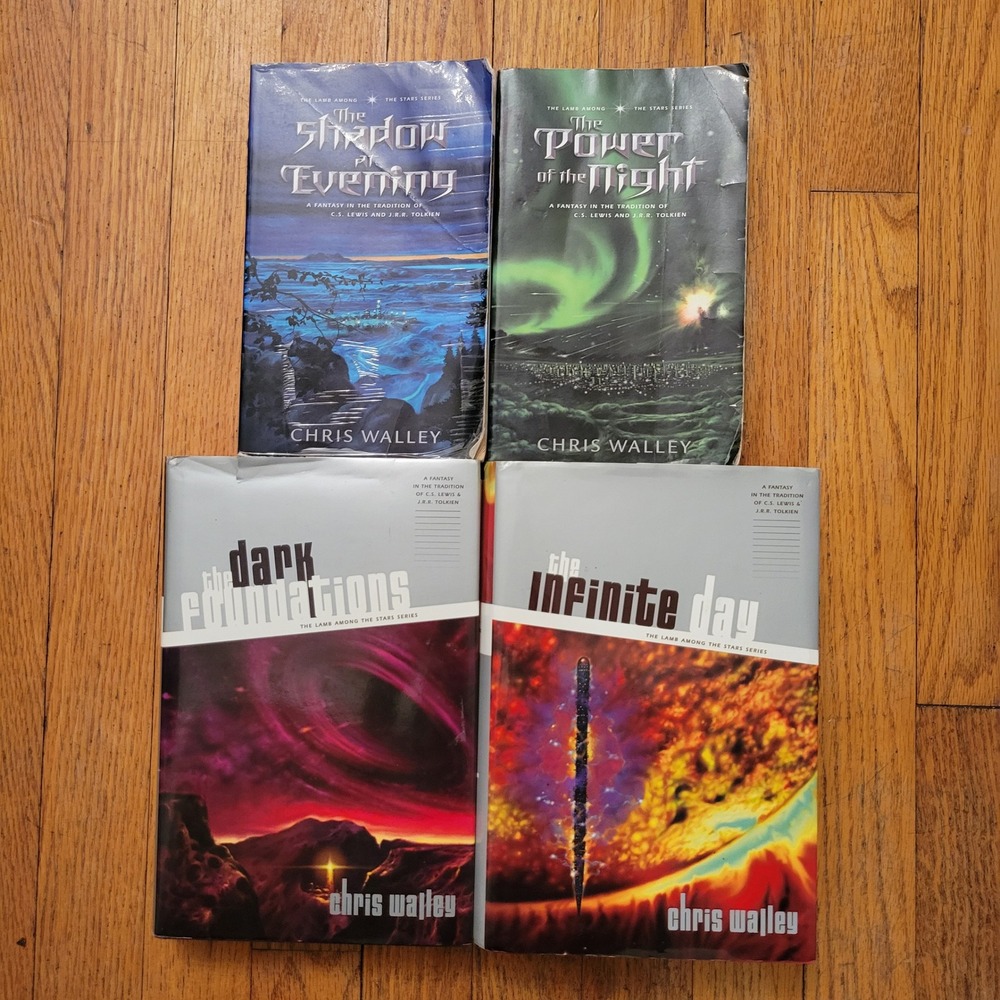 Tyndale Chris Walley Lamb Among the Stars‎ 4 Book Lot Sci-Fi Fantasy Series